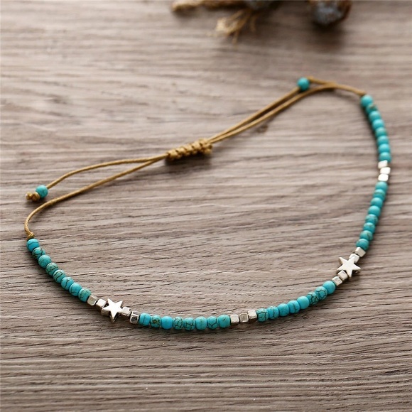 Beads Stars Anklet - Picture 3 of 5